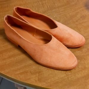 Oak + Fort suede flats